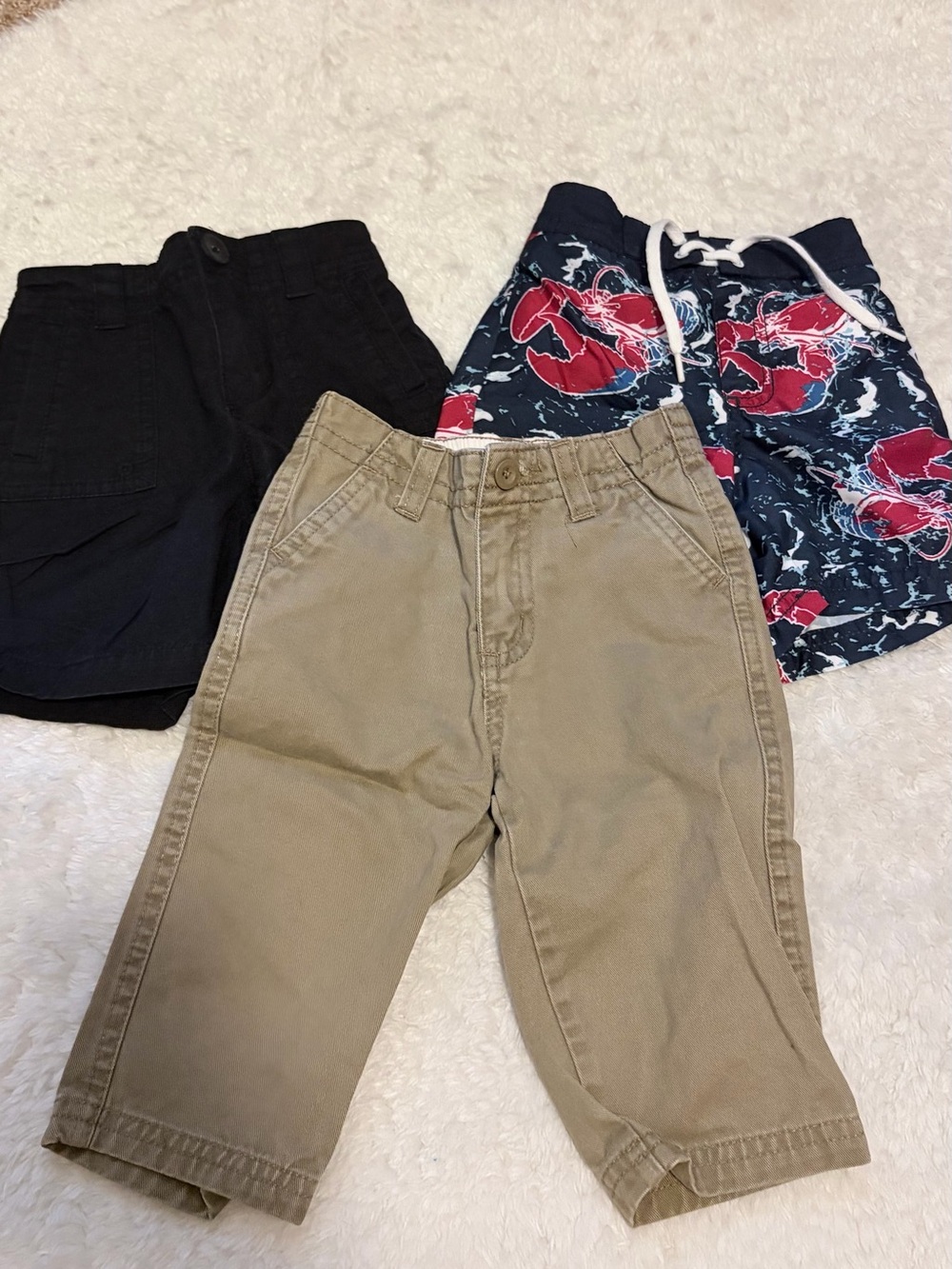 Old navy Boys' 3-Piece Summer Shorts & Pants Bundle size 6-12 months